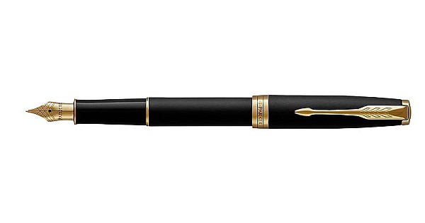 Parker Sonnet Metal & Black GT Rollerball - Rollerball | Appelboom.com